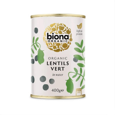 Biona - vert grønne linser - Økologisk - 400g