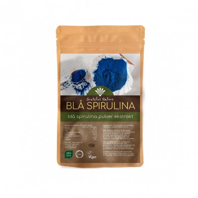 Blå spirulina - Pulverfarge - 40g