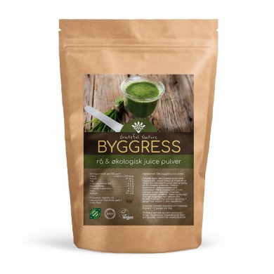 Byggress juice pulver - Barley Grass JUICE Powder - Rå Økologisk - 200 g