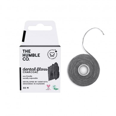 Humble tanntråd charcoal 50 m
