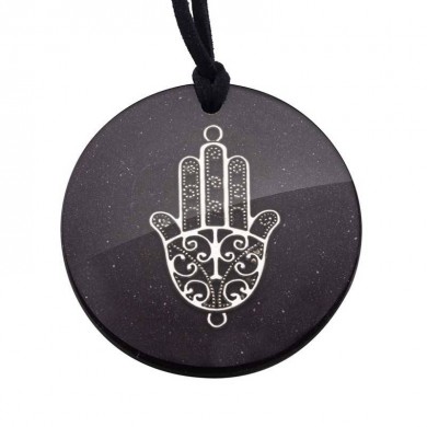 Hand of Peace Orgonitt Pendant - Amulett