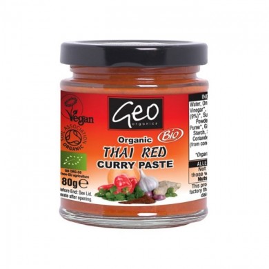Geo organics thai red curry paste 180 gr