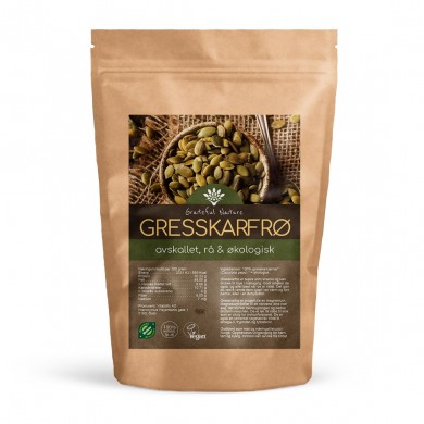 Gresskarfrø - Rå - Økologisk - 250 g