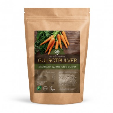 Gulrot juice pulver - Betakaroten - Økologisk - 200 g