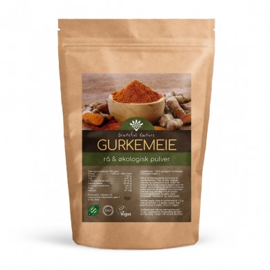 Gurkemeie - Pulver - Rå - Økologisk - 250 g