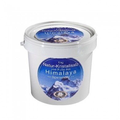 Himalayasalt 5 kg - Fint stensalt - 0,5 - 1 mm