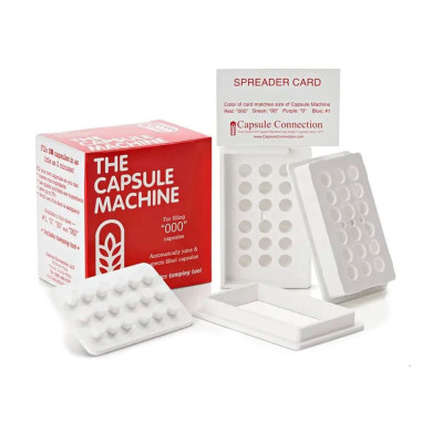 Kapselmaskin størrelse 000 - ca 1000mg per kapsel