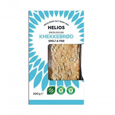 Helios - Speltknekkebrød m/frø Økologisk - 200g