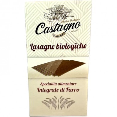 Castagno Lasagneplater av sammalt spelt - 500 g