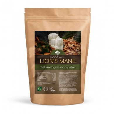 Lion's Mane sopp - Pulver - Økologisk - 250 g