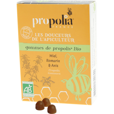 Propolis halspastiller - Honning, rosmarin og Anisfrø - 45 g