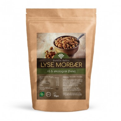 Morbær lyse - Soltørket - Økologisk - 250 g