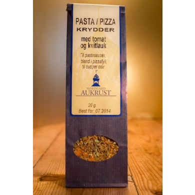 Aukrust Nordgard - Økologisk Pasta/Pizzakrydder - 20 g