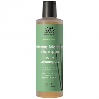 Urtekram sjampo - Intense Moisture Wild Lemongrass - 250 ml