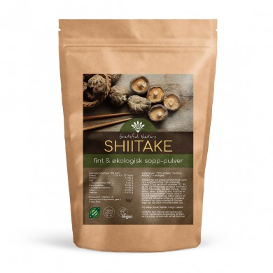 Shiitake sopp - Pulver - Økologisk - 250 g