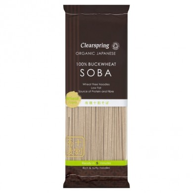 Clearspring soba 100% bokhvete nudler 200 gr