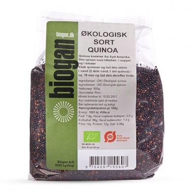 Biogan Sort Quinoa Økologisk - 500 g