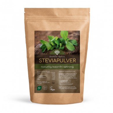 Ren Stevia - grønt bladpulver - 125 g 