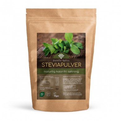 Ren Stevia - grønt bladpulver - 125 g 