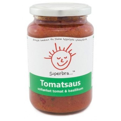 Superbra - Tomatsaus med soltørket tomat og basilikum - 400 g