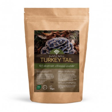 Turkey tail 10:1 konsentrert ekstrakt - Pulver - 200g