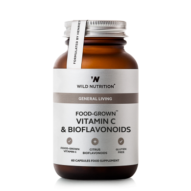 Wild Nutrition - Vitamin C og Bioflavinoider - 60 kapsler